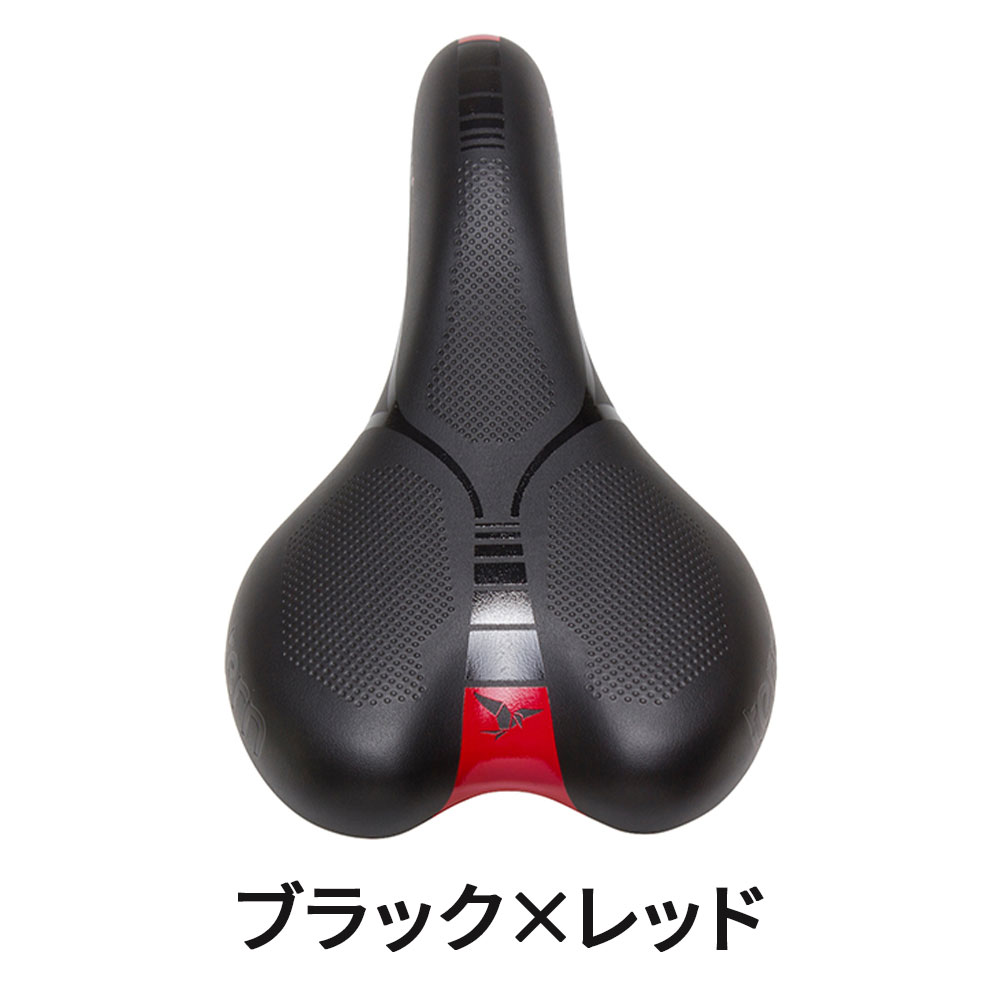 ベストスポーツ tern Porter + Saddle ターン ポーターサドル 折りたたみ 自転車 パーツ ブラック×ブラック ブラック×レッド