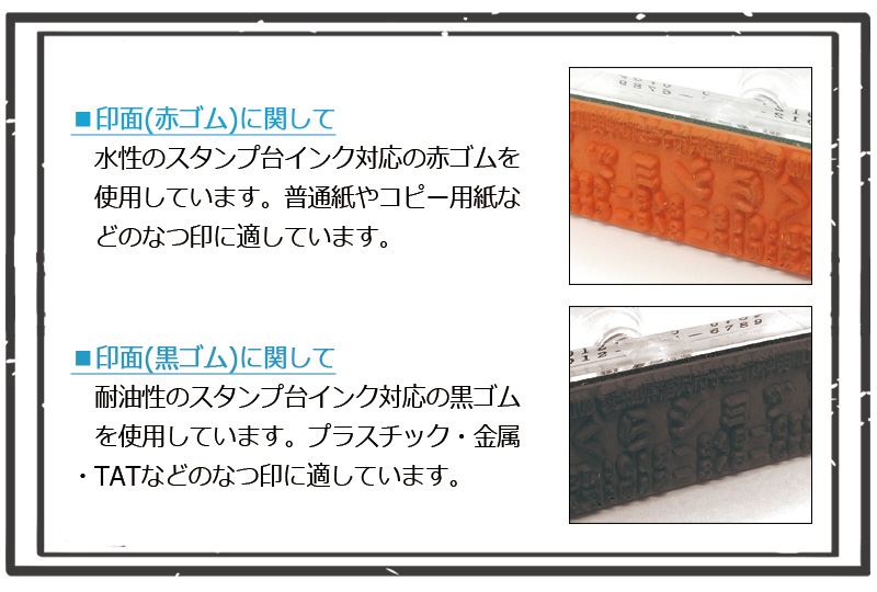 アクリルゴム印