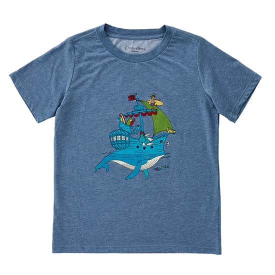 ティートンブロス Whale shipTee TB251-820 メンズ/男性用 半袖T