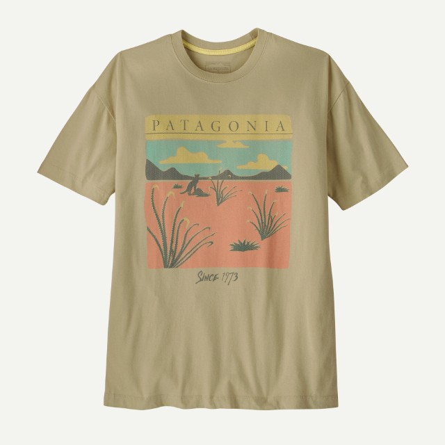 パタゴニア ウェア 美品♪ パタゴニア ウィメンズ・デザート・グロー・オーバーサイズ・Tシャツ