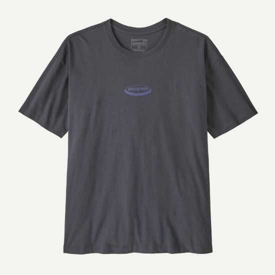Patagonia パタゴニア　USA製　サイクリングシャツ パタゴニア ウィメンズ・'95 オーバル・ロゴ・オーバーサイズ・Tシャツ